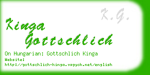 kinga gottschlich business card